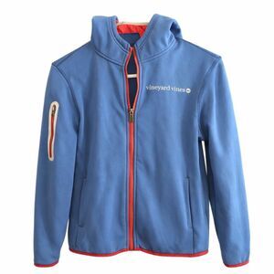 Vineyard Vines Blue Softshell Jacket Full Zip Performance Women L